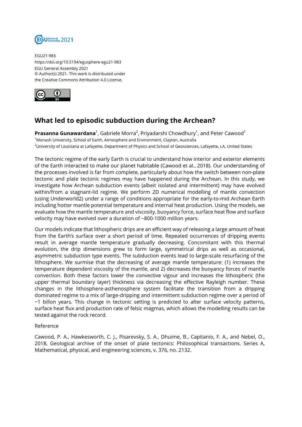 What Led to Episodic Subduction During the Archean?