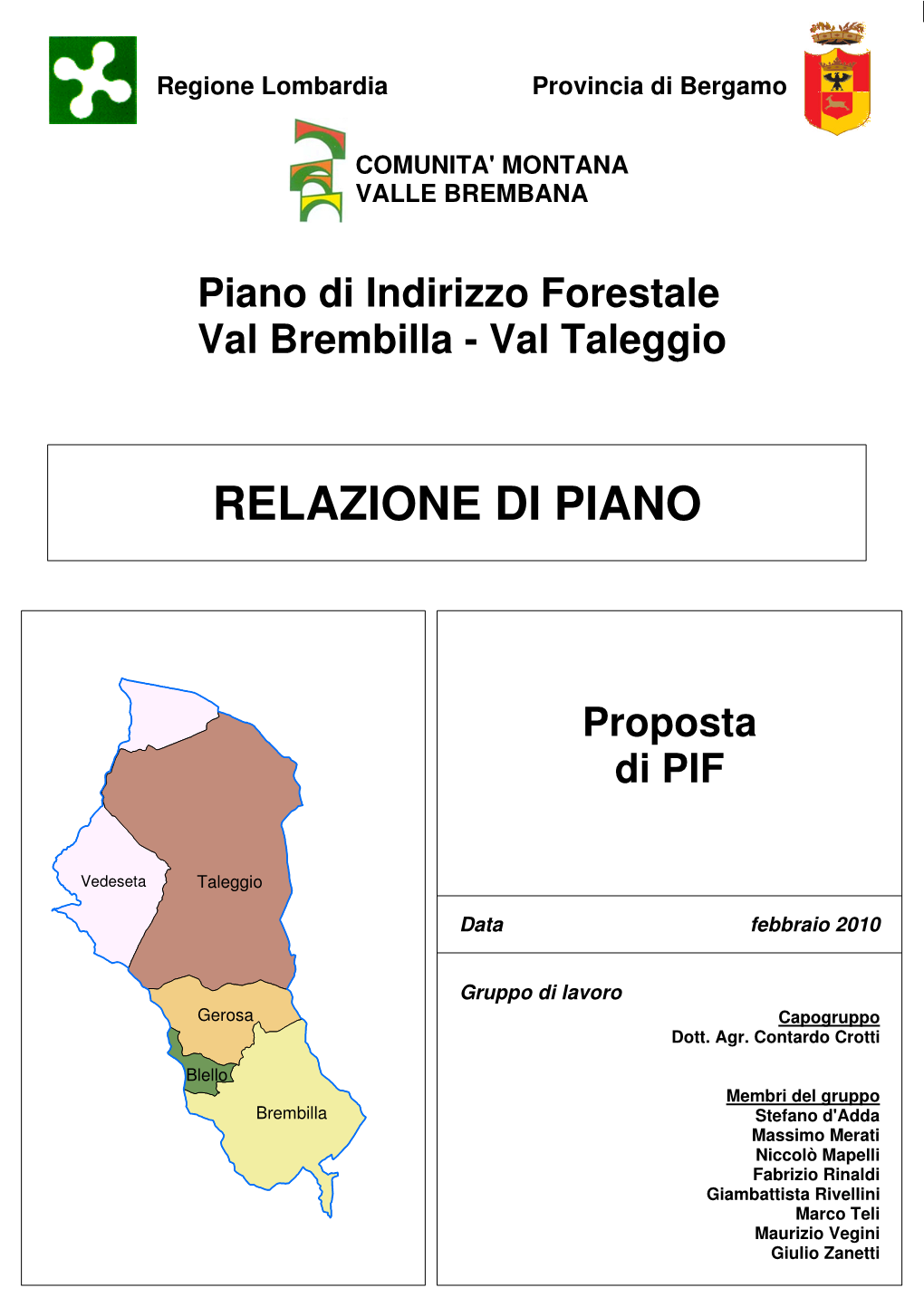 Relazione Di Piano