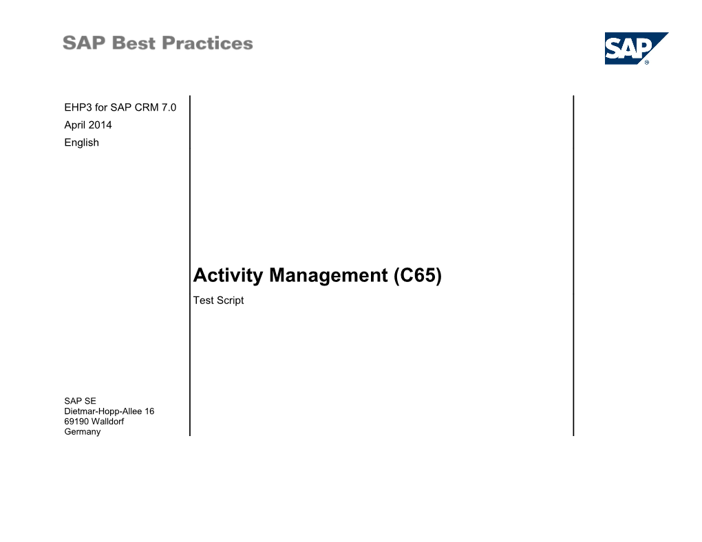 Business Process Procedures s4