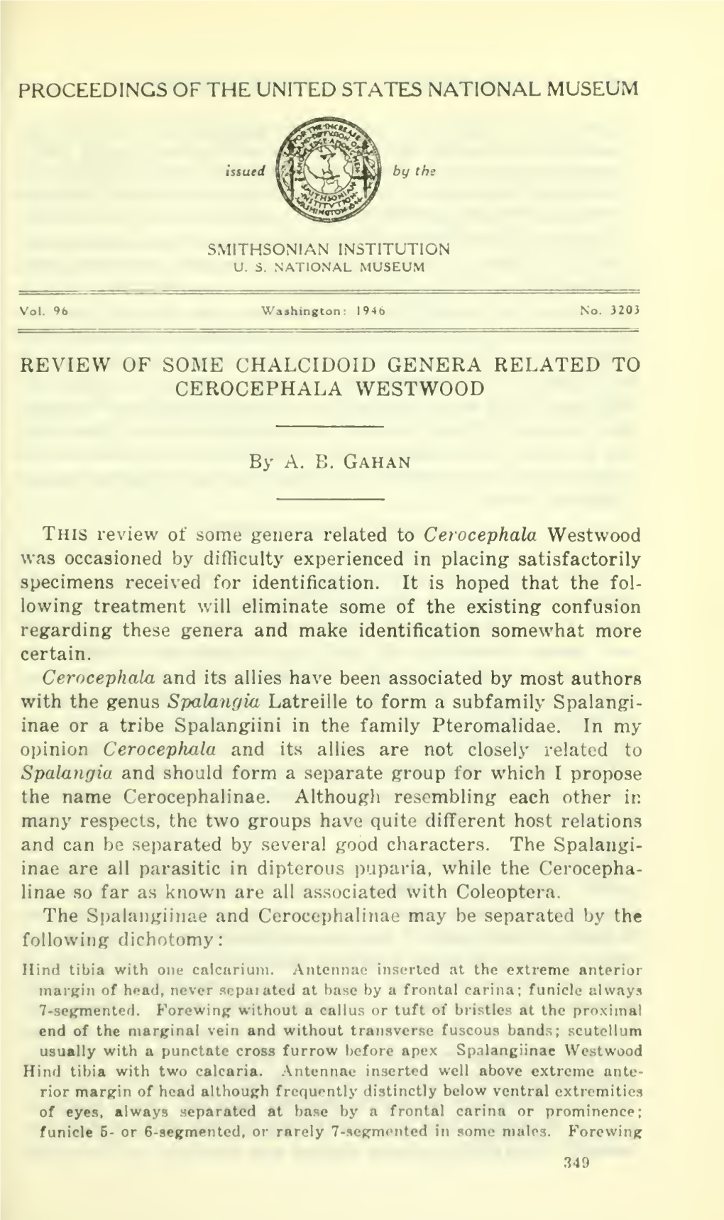 Proceedings of the United States National Museum