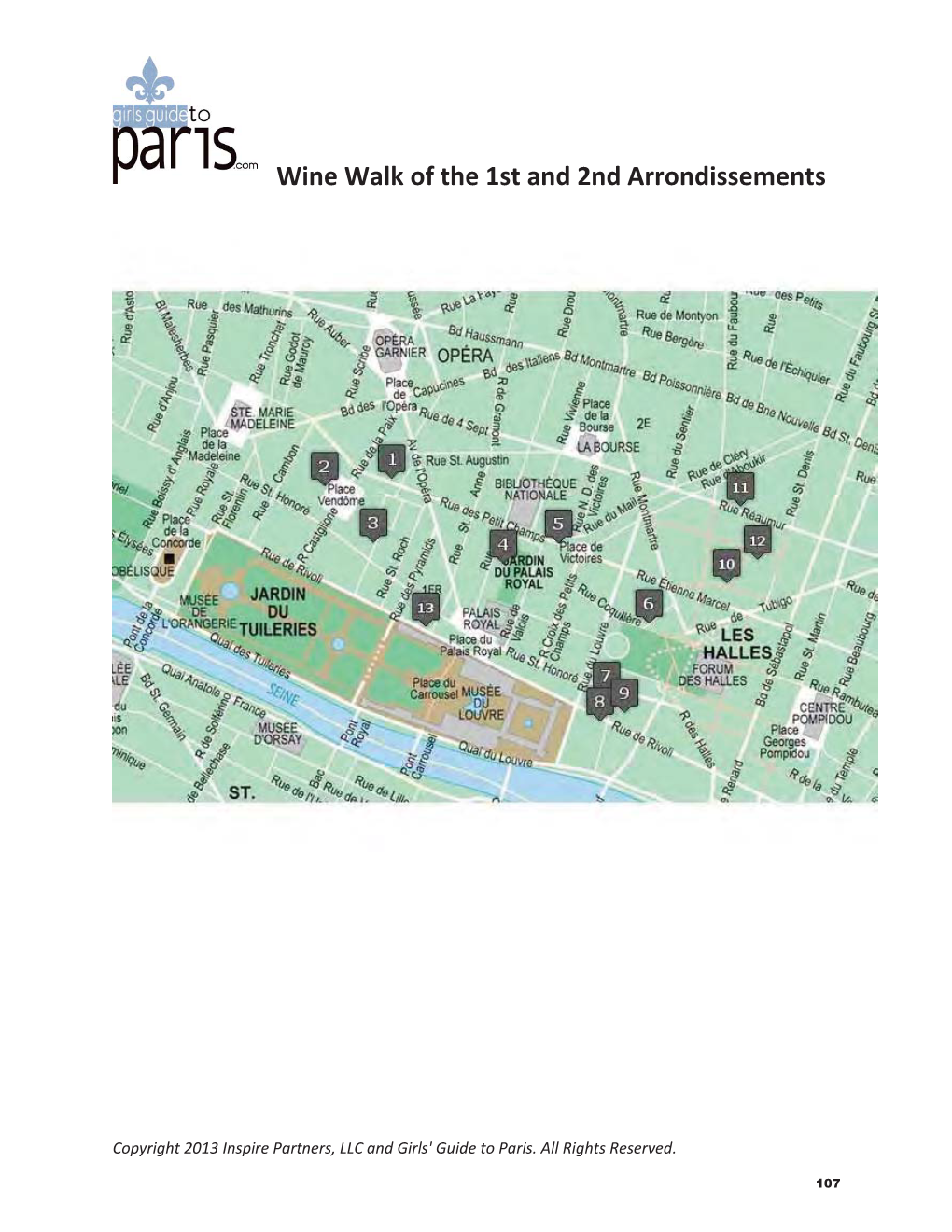 Wine Walk of the 1St and 2Nd Arrondissements