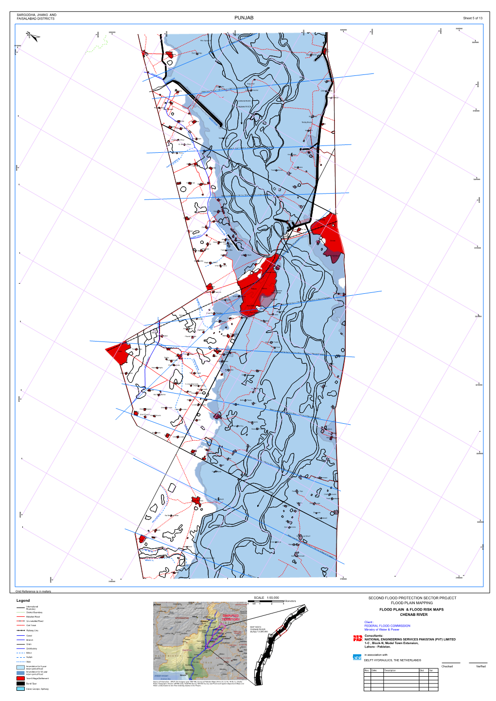 PUNJAB Qila Asian Sheet 5 of 13 Ziarat Changhar Langai Makhdum 1 ) Ch2 Ec: -S 0