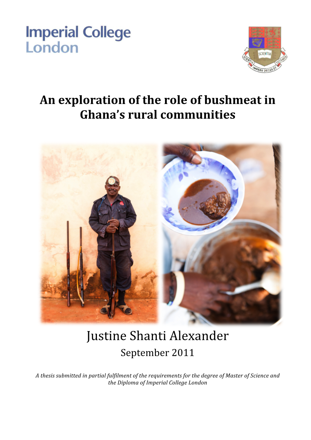 An Exploration of the Role of Bushmeat in Ghana's Rural Communities