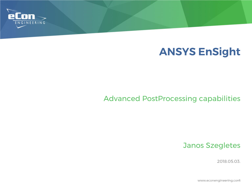 ANSYS Ensight