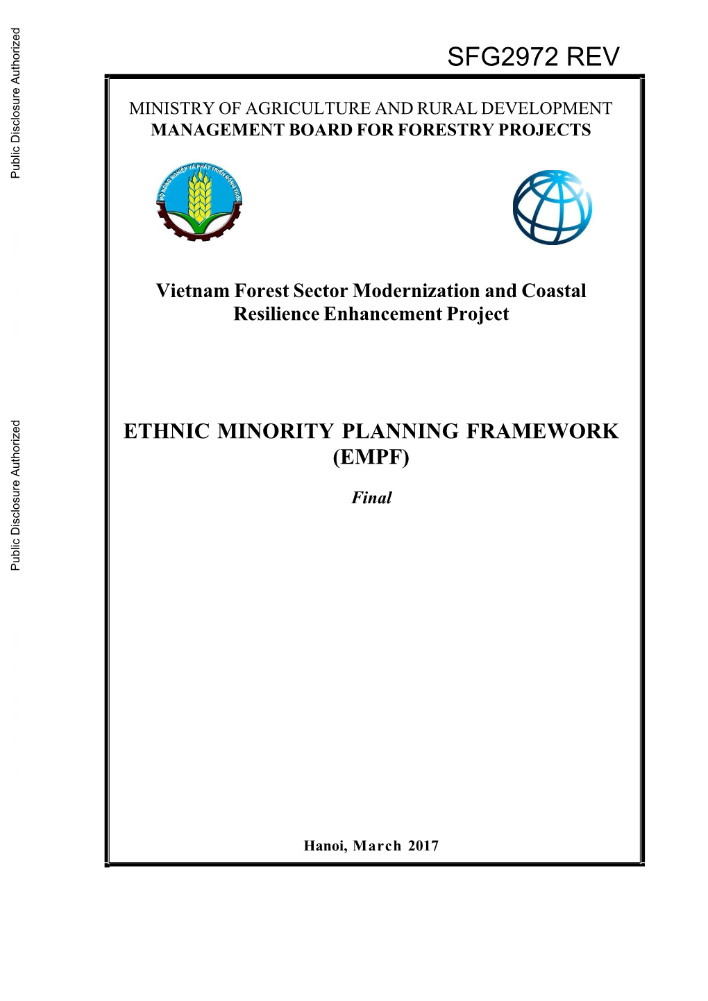 Vietnam Forest Sector Modernization and Coastal Resilience Enhancement Project