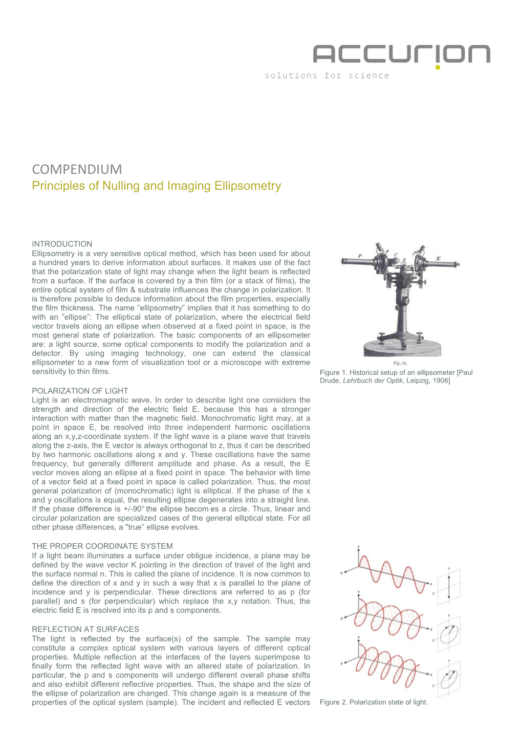 Principles of Imaging Ellipsometry