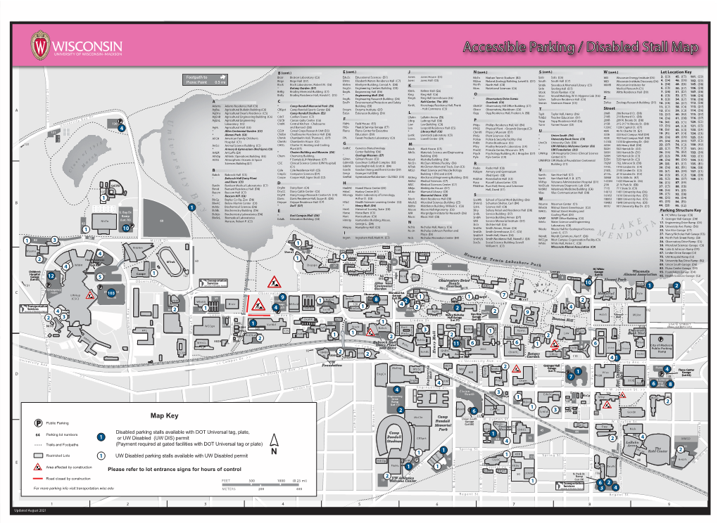 2021-22 Accessible-UW DIS Parking