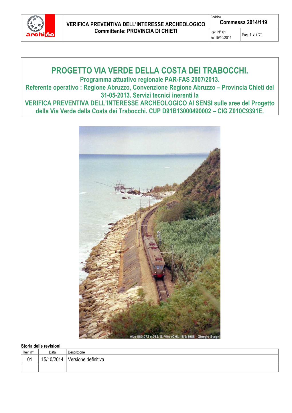 Costa Dei Trabocchi Relazione