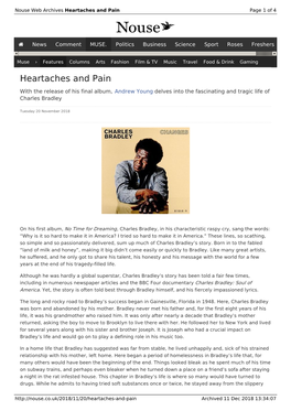 Heartaches and Pain | Nouse