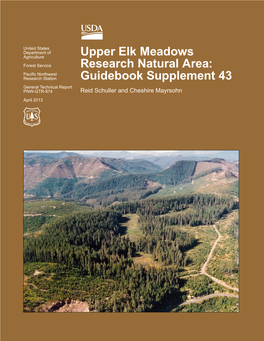 Upper Elk Meadows Research Natural Area: Guidebook Supplement 43