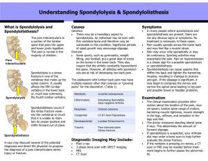 Understanding Spondylolysis & Spondylolisthesis
