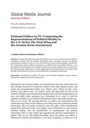 Fictional Politics on TV: Comparing the Representations of Political Reality in the U.S