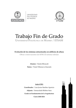 Trabajo Fin De Grado UNIVERSIDAD POLITÉCNICA DE MADRID / ETSAM