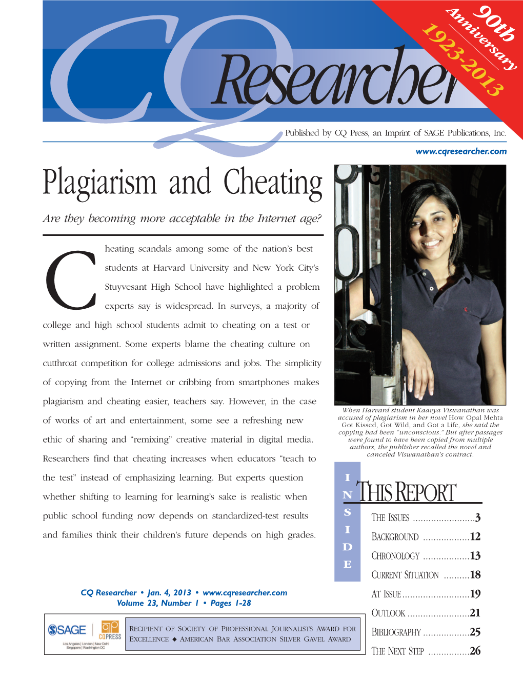 CQR Plagiarism and Cheating
