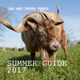 Summer Guide 2017 How This Guide Works