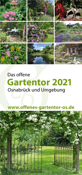 Gartentor 2021 Osnabrück Und Umgebung IPP 84 X 192 OG 2021