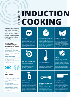 Induction Cooking Fact Sheet