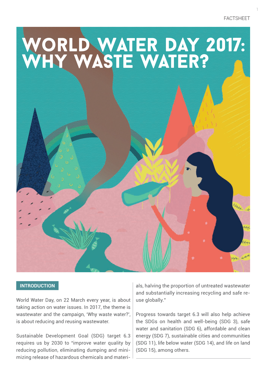 World Water Day 2017: Why Waste Water?