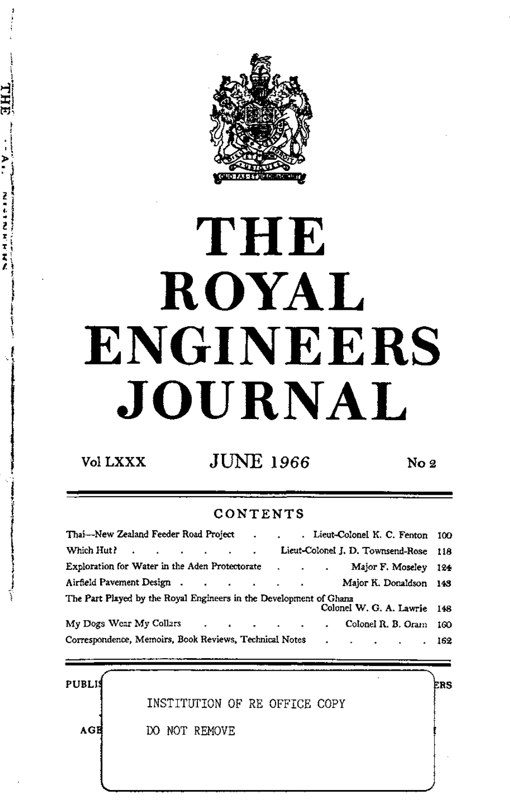 Royal Engineers Journal