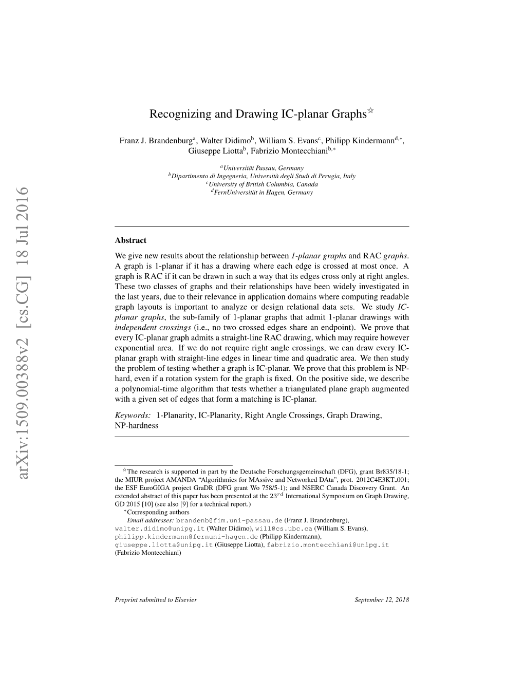 Recognizing and Drawing IC-Planar Graphs$