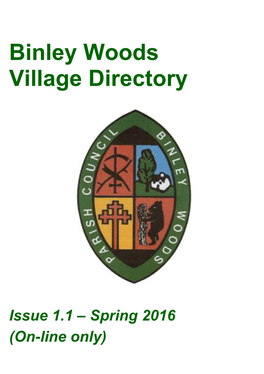 Binley Woods Village Directory