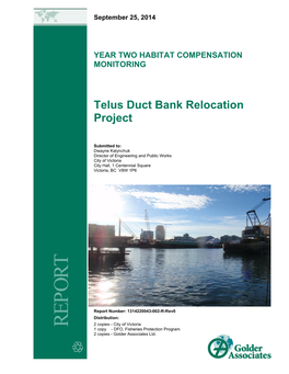 Telus Duct Bank Relocation Project