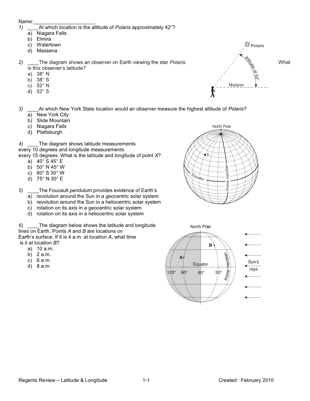 The Diagram Below Shows an Observer on Earth