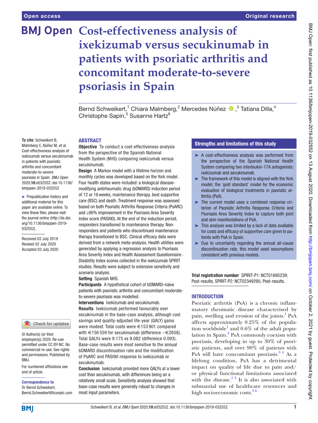 Cost- Effectiveness Analysis of Ixekizumab Versus Secukinumab In