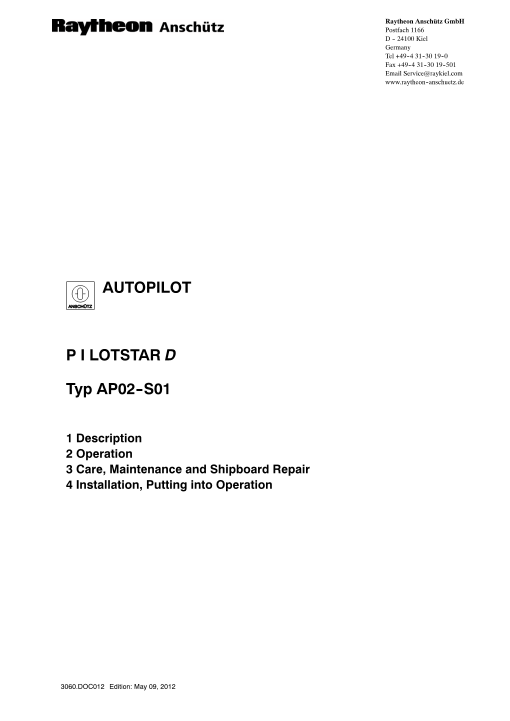 PILOTSTAR D Autopilot