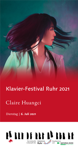 Klavier-Festival Ruhr 2021 Claire Huangci