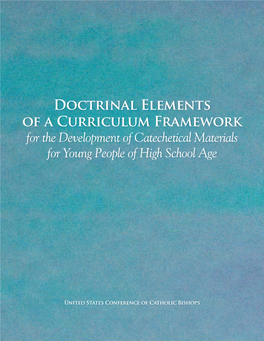High School Curriculum Framework
