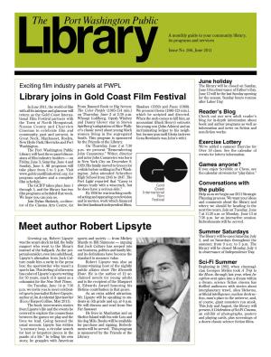 Meet Author Robert Lipsyte