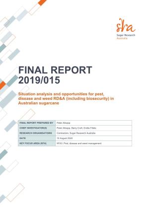 Final Report 2019/015