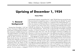 Uprising of December 1, 1924