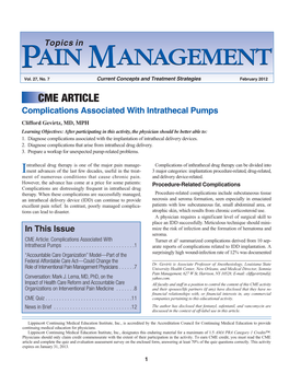 Pain Management Pain Management