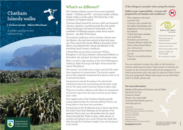 Chatham Islands Walks Brochure