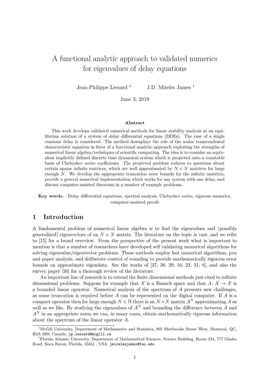 A Functional Analytic Approach to Validated Numerics for Eigenvalues of Delay Equations