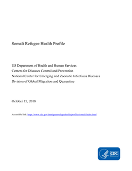 Somali Refugee Health Profile