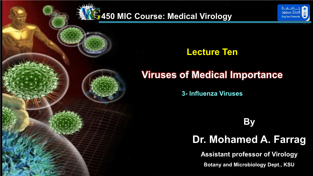 Know the History of Influenza Virus