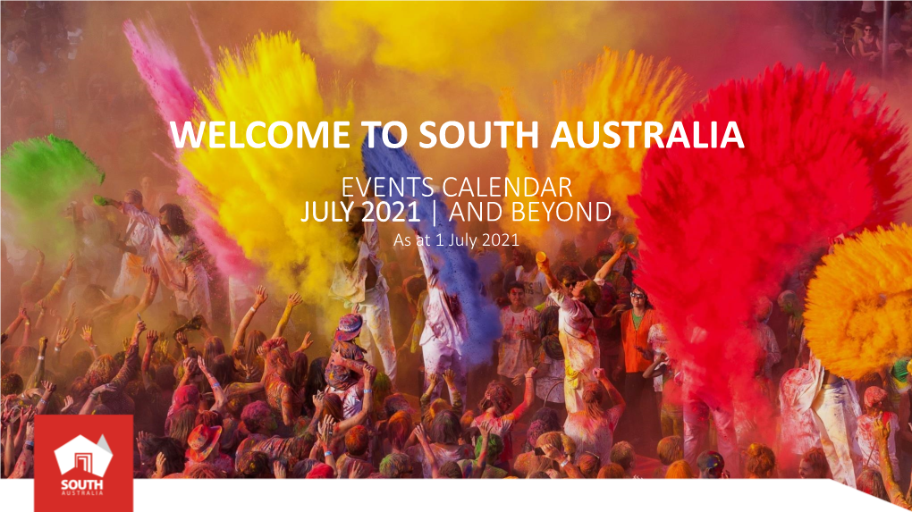 Events Calendar July 2021 | and Beyond