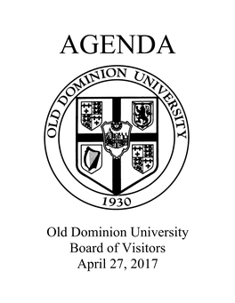 Old Dominion University Board of Visitors April 27, 2017 2