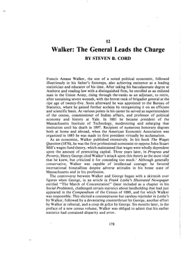 Walker: the General Leads the Charge by STEVEN B