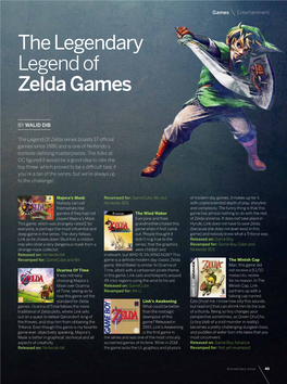The Legendary Legend of Zelda Games