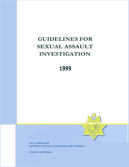 Guidelines for Sexual Assault Investigation