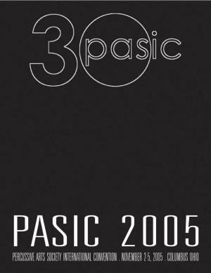 PASIC 2005 Program Printed by Johnson Press of America, Pontiac, Illinois