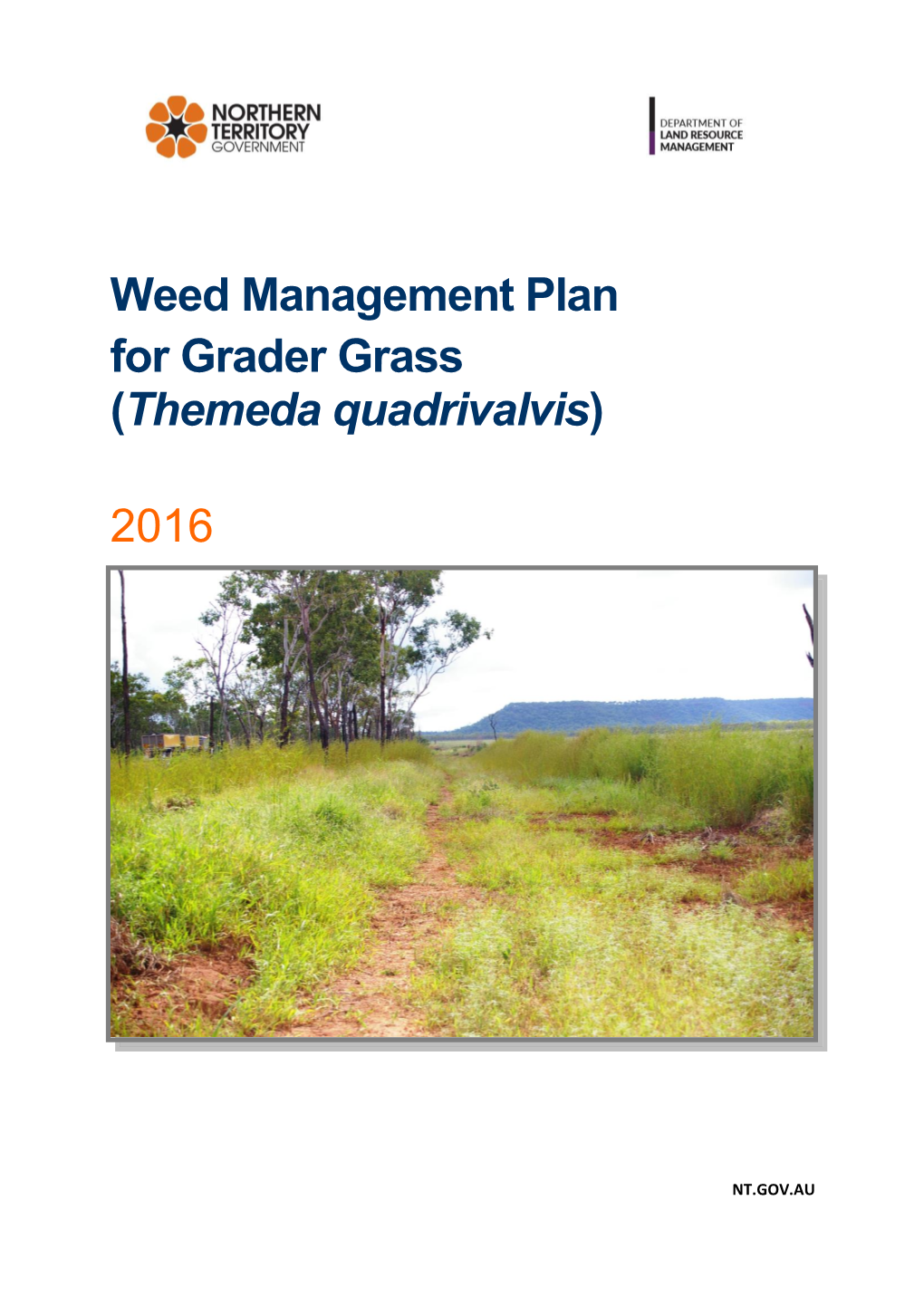 Grader Grass Weed Management Plan