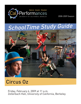 Circus Oz Study Guide 0809.Indd
