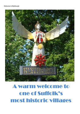 A Warm Welcome to One of Suffolk's Most Historic Villages