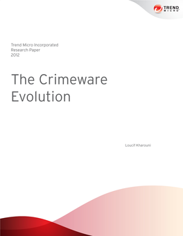 The Crimeware Evolution