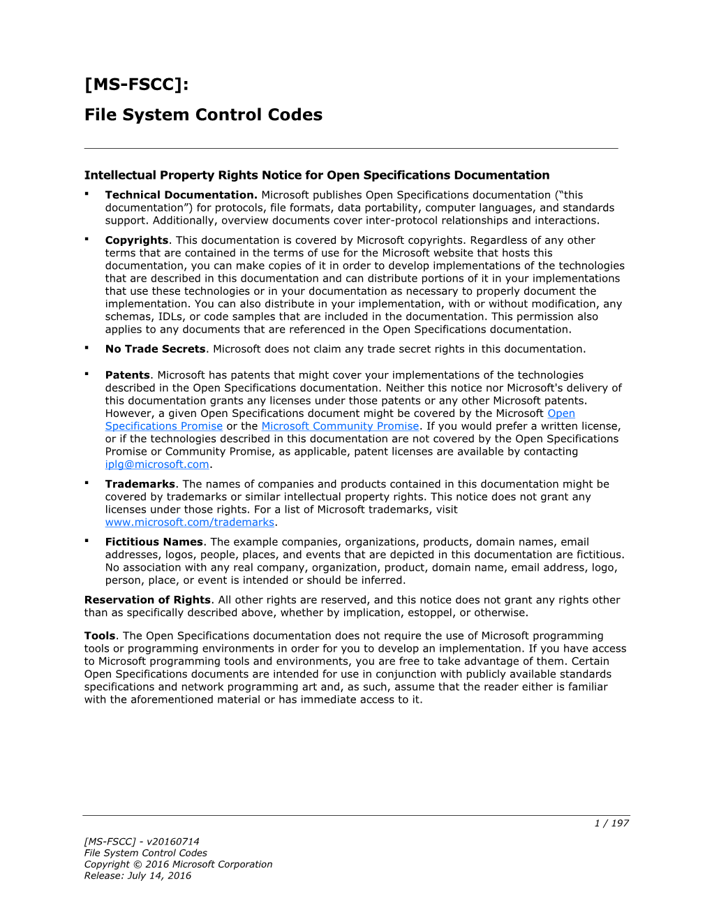 [MS-FSCC]: File System Control Codes